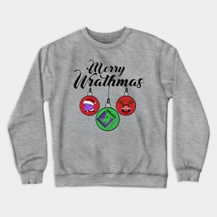 LTO Merry Wrathmas Tri Logo Design Crewneck Sweatshirt